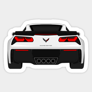 Z06 WHITE Sticker